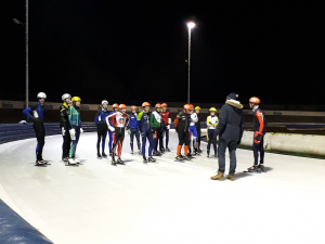 Vlak voor de start Regiomarathon