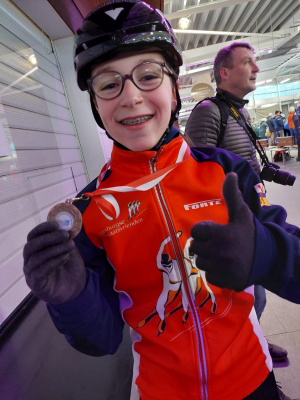 Mooie medaille, brons in de B-groep