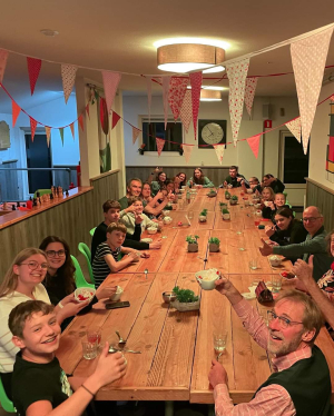 Verjaardagstoetje Frans met veel topping