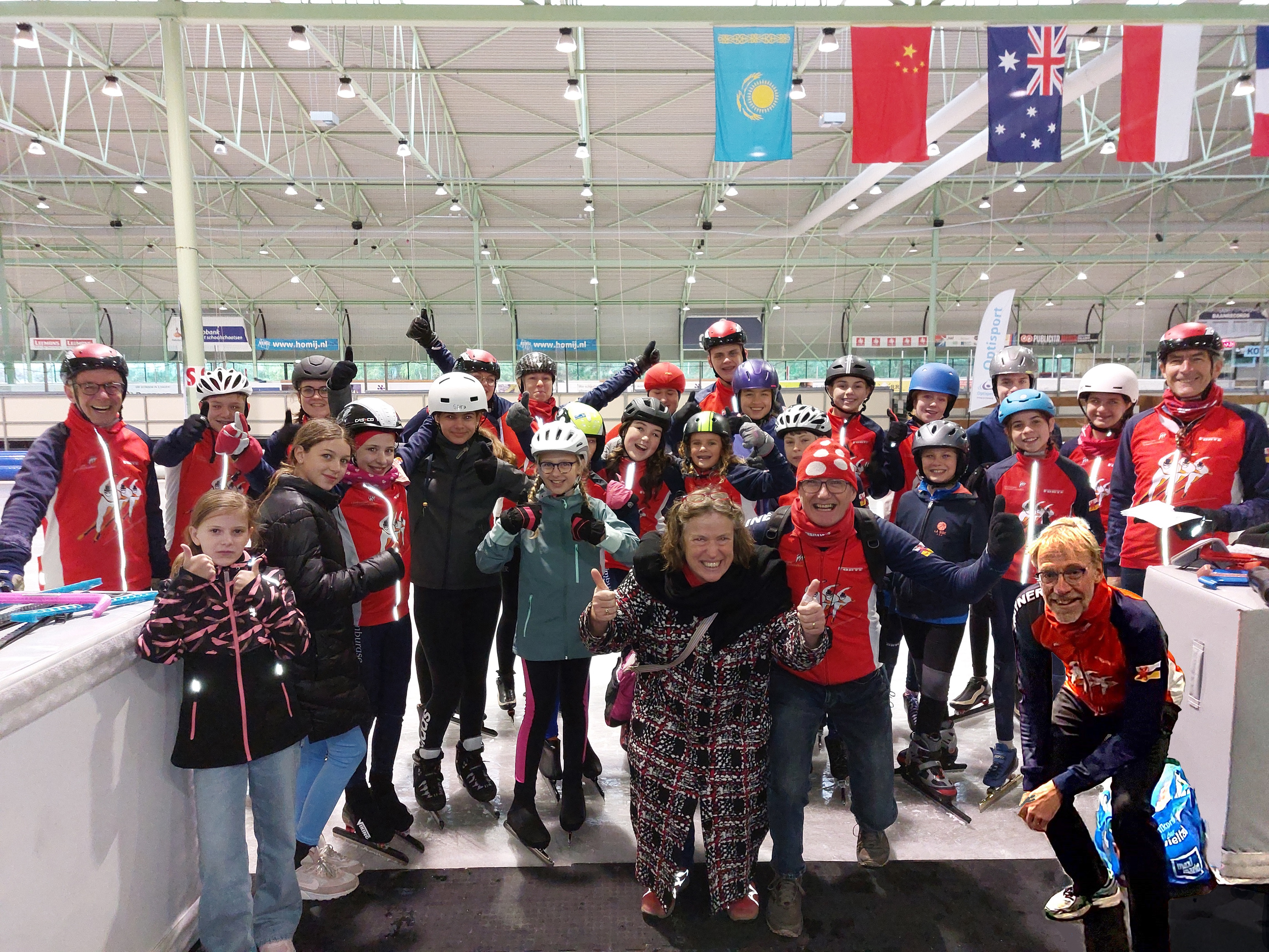 Met dank aan alle begeleiders en trainers die dit mogelijk hebben gemaakt!