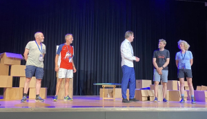 Jan bij de afsluiting 'positief coaching