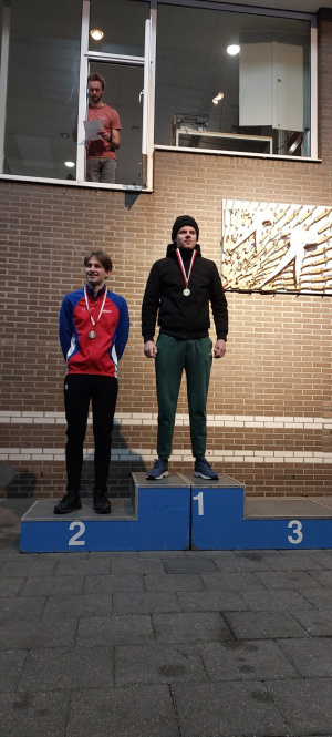 Max op het erepodium